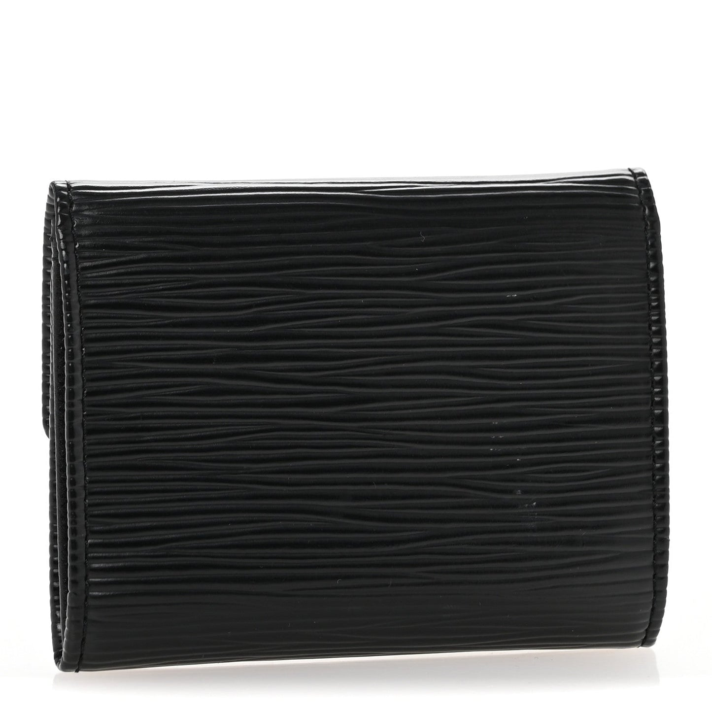 Louis Vuitton Epi Porte-Monnaie Simple Coin Purse Black