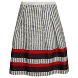 Barbara Walters' Oscar De La Renta Patterned Skirt