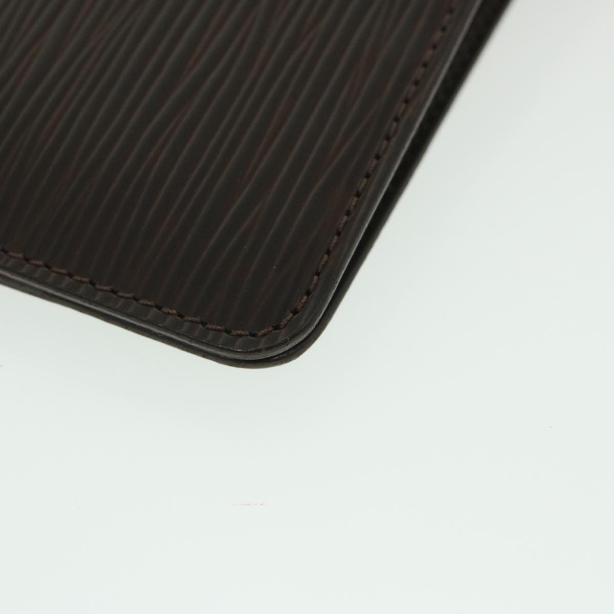 LOUIS VUITTON Epi Agenda MM Day Planner Cover Mocha R2004D LV Auth 55090