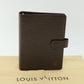 LOUIS VUITTON Epi Agenda MM Day Planner Cover Mocha R2004D LV Auth 55090