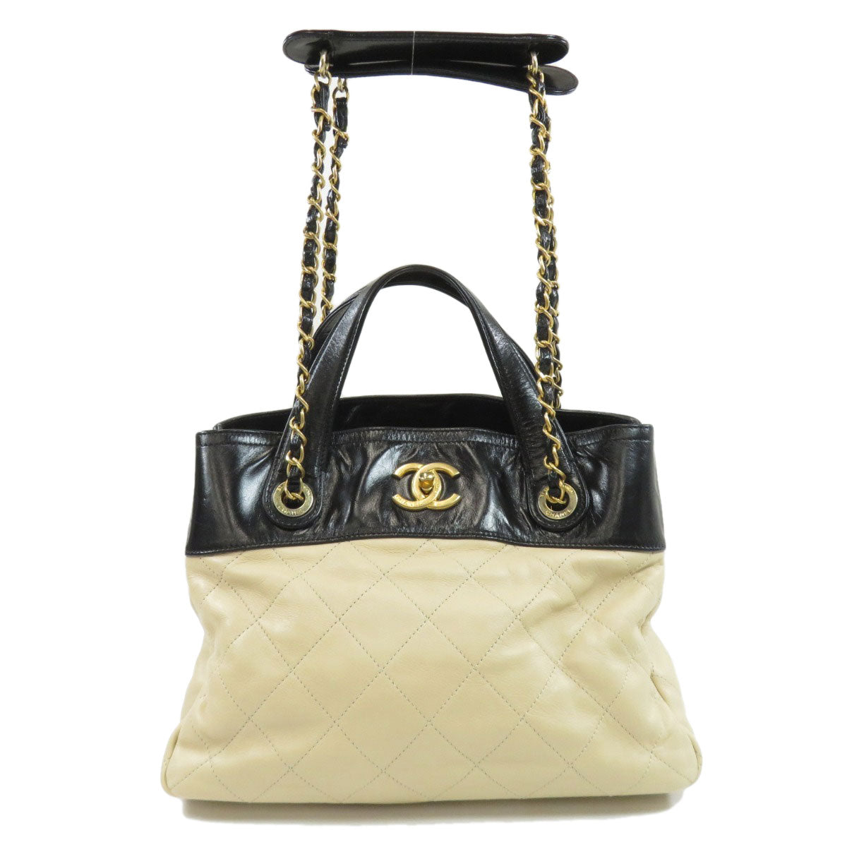 Chanel in the Mix Line Gold Hardware 2way Handbag Calf
