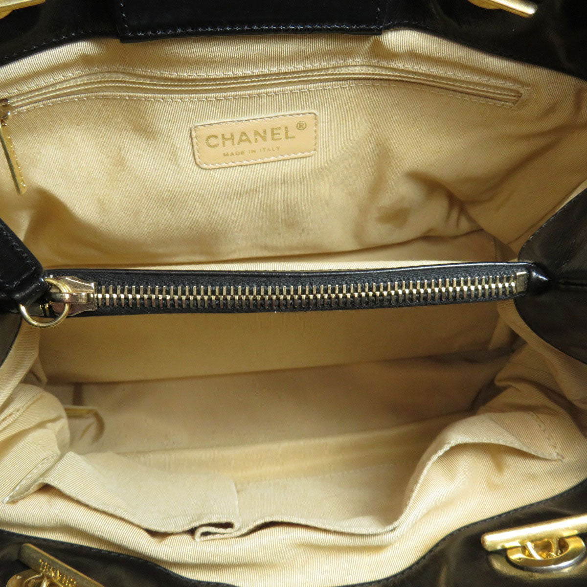 Chanel in the Mix Line Gold Hardware 2way Handbag Calf