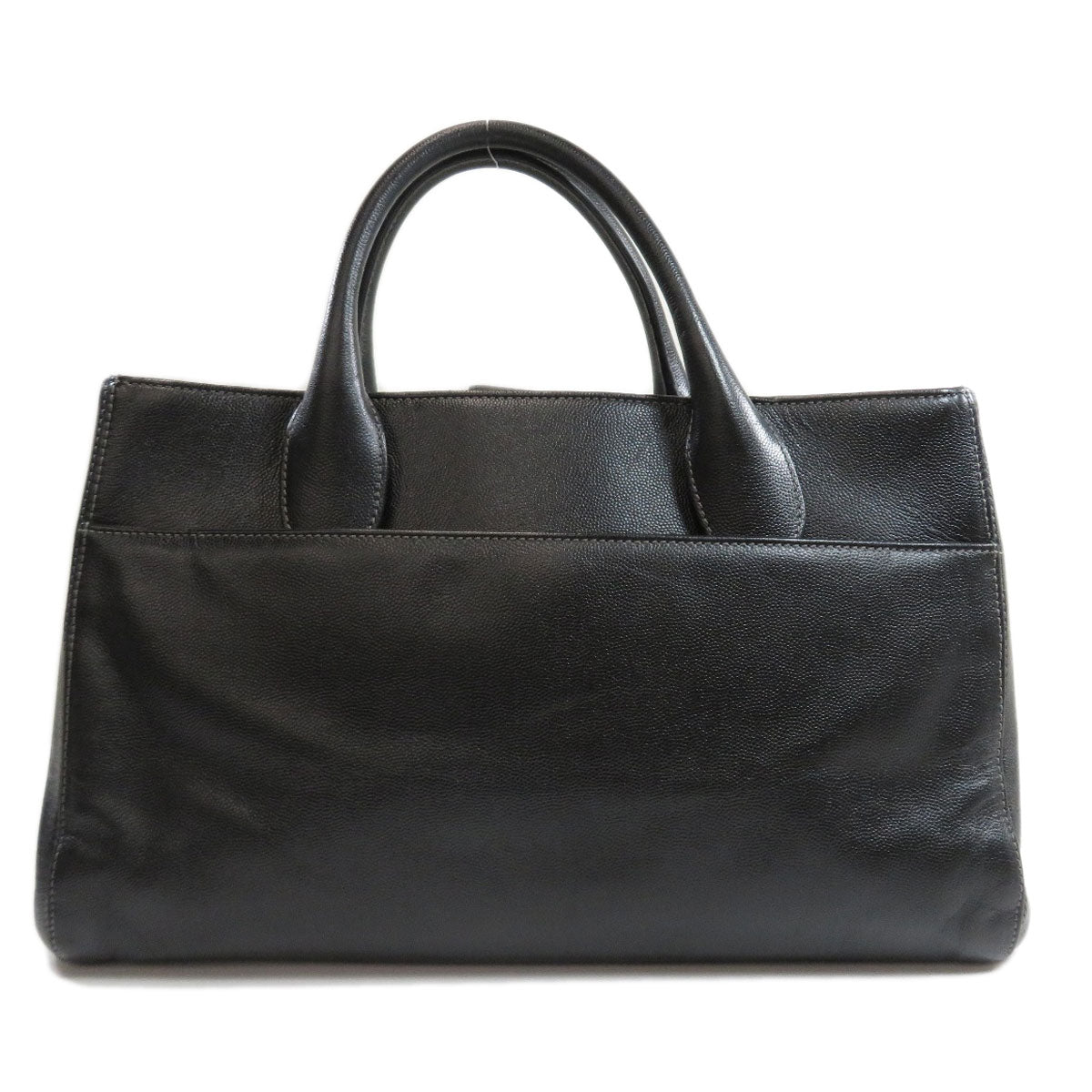 Chanel Coco Mark 2way Silver Metal Fittings Tote Bag
