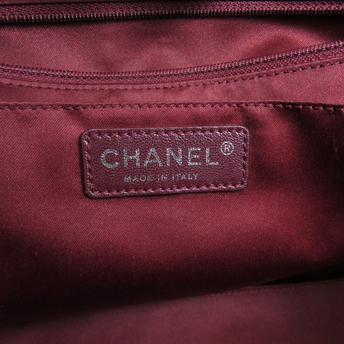 Chanel Coco Mark 2way Silver Metal Fittings Tote Bag