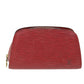 LOUIS VUITTON Epi Dauphine PM Pouch Red M48447 LV Auth 55457