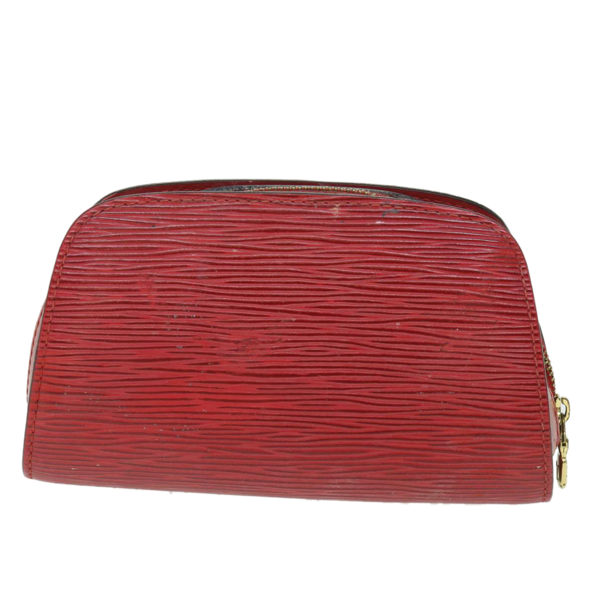 LOUIS VUITTON Epi Dauphine PM Pouch Red M48447 LV Auth 55457