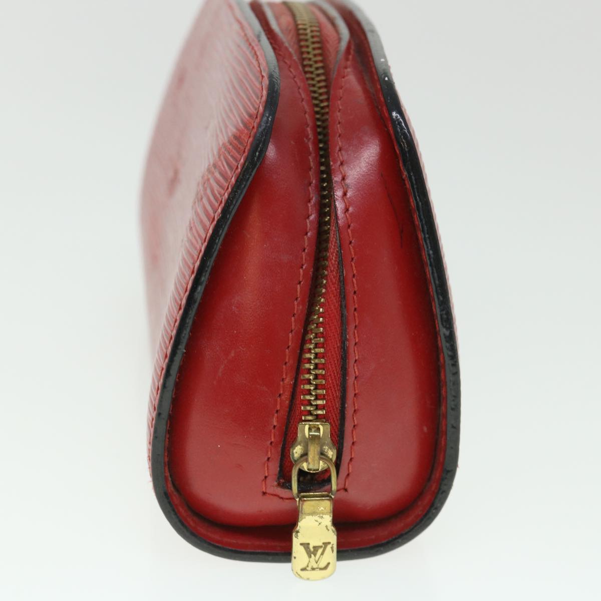 LOUIS VUITTON Epi Dauphine PM Pouch Red M48447 LV Auth 55457