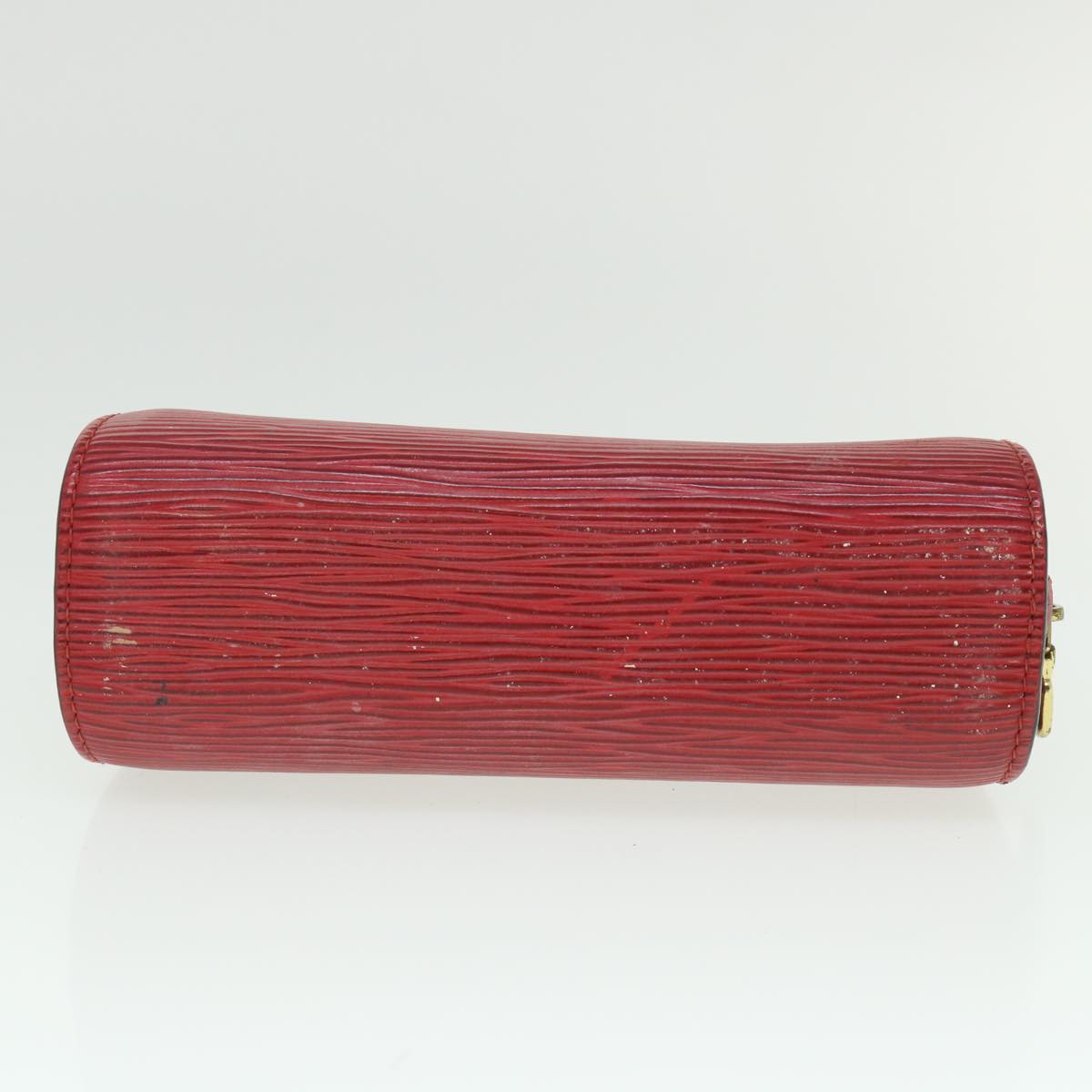 LOUIS VUITTON Epi Dauphine PM Pouch Red M48447 LV Auth 55457