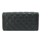 Chanel Matelasse Gold Metal Fittings Long Wallet