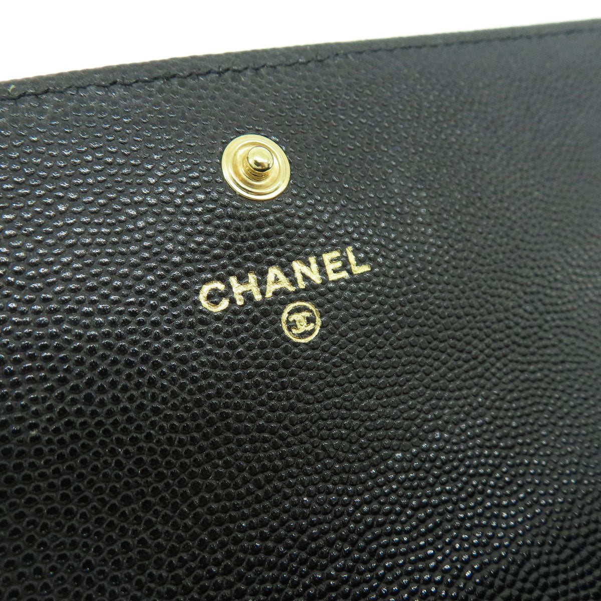 Chanel Matelasse Gold Metal Fittings Long Wallet