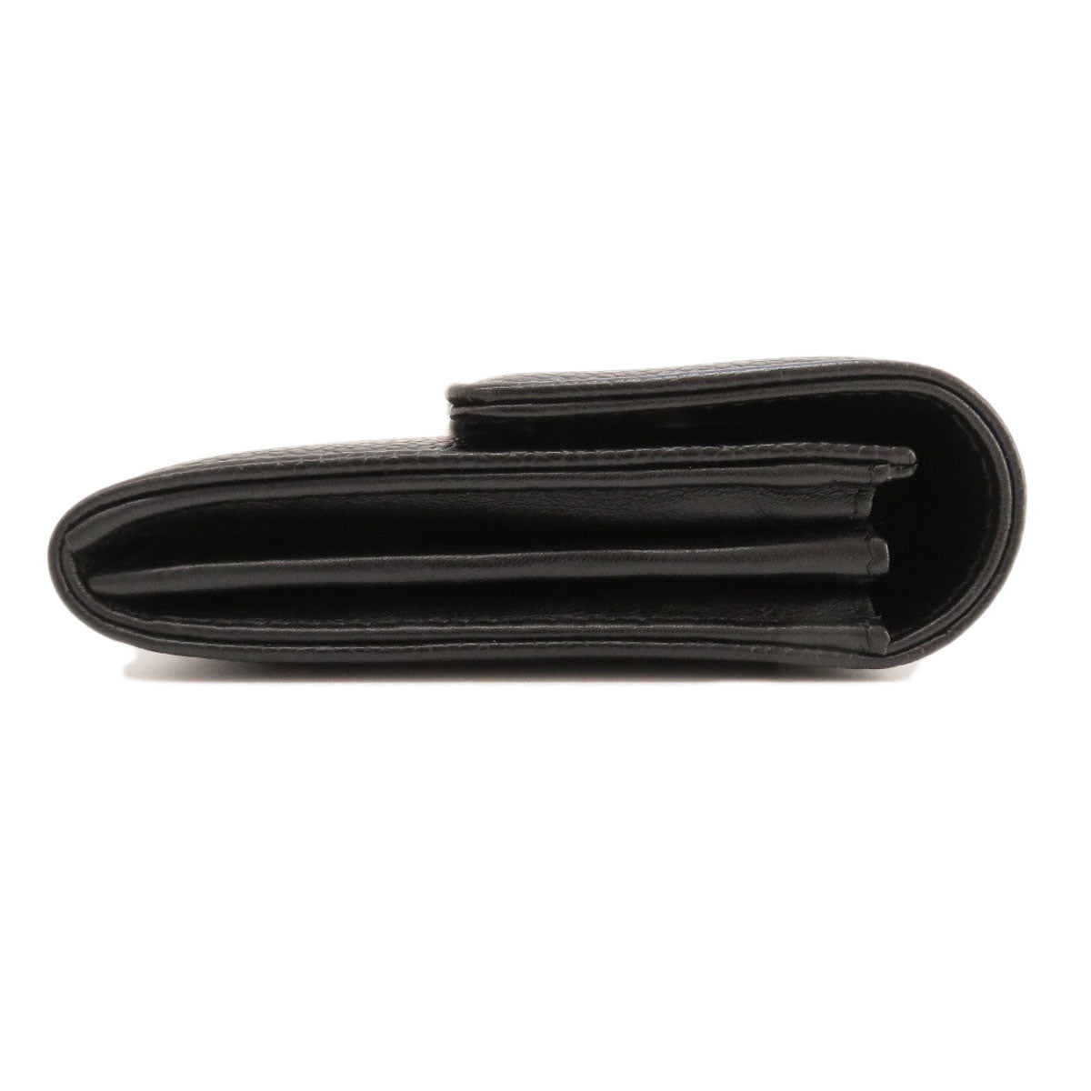 Chanel Cocomark Long Wallet Coin Purse Caviar Skin Black