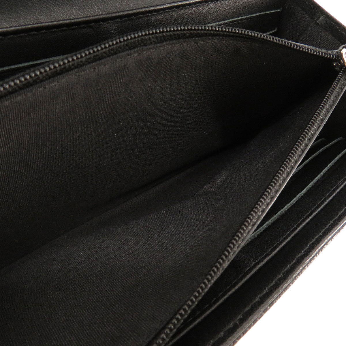 Chanel Cocomark Long Wallet Coin Purse Caviar Skin Black