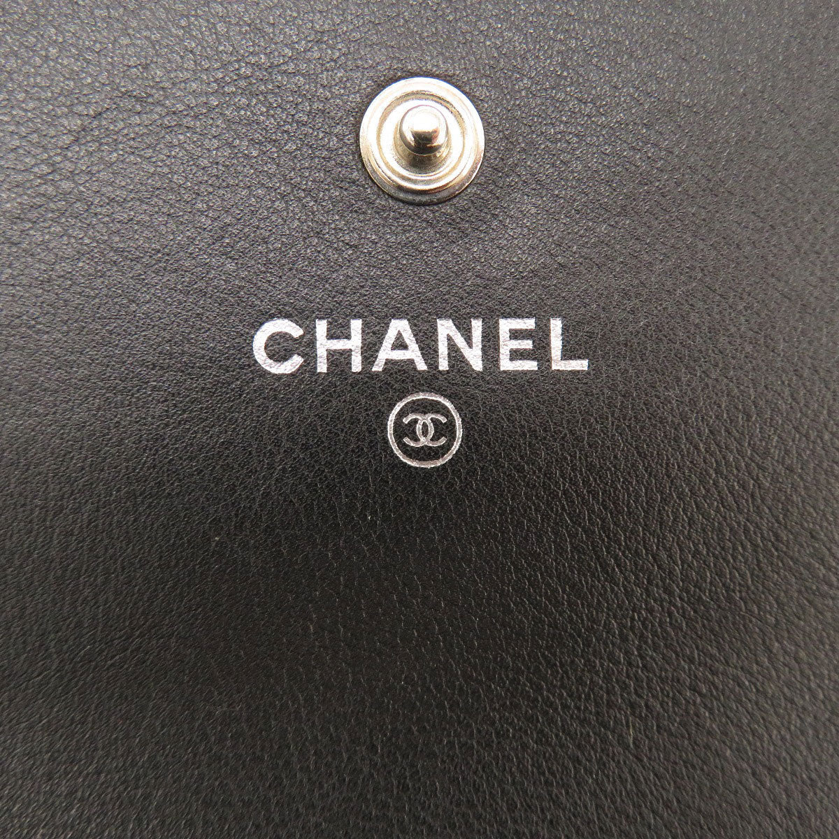 Chanel Cocomark Long Wallet Coin Purse Caviar Skin Black