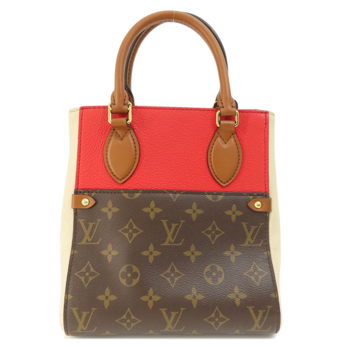 Louis Vuitton Fold Tote PM Handbag Monogram Canvas