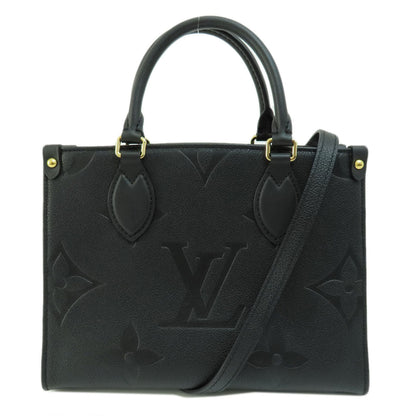 Louis Vuitton On The Go PM Noir Handbag Amplant