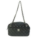 Chanel Matelasse Coco Mark Silver Hardware Handbag Lambskin