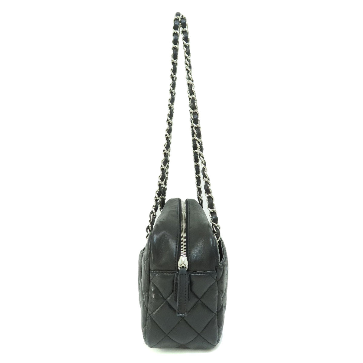 Chanel Matelasse Coco Mark Silver Hardware Handbag Lambskin