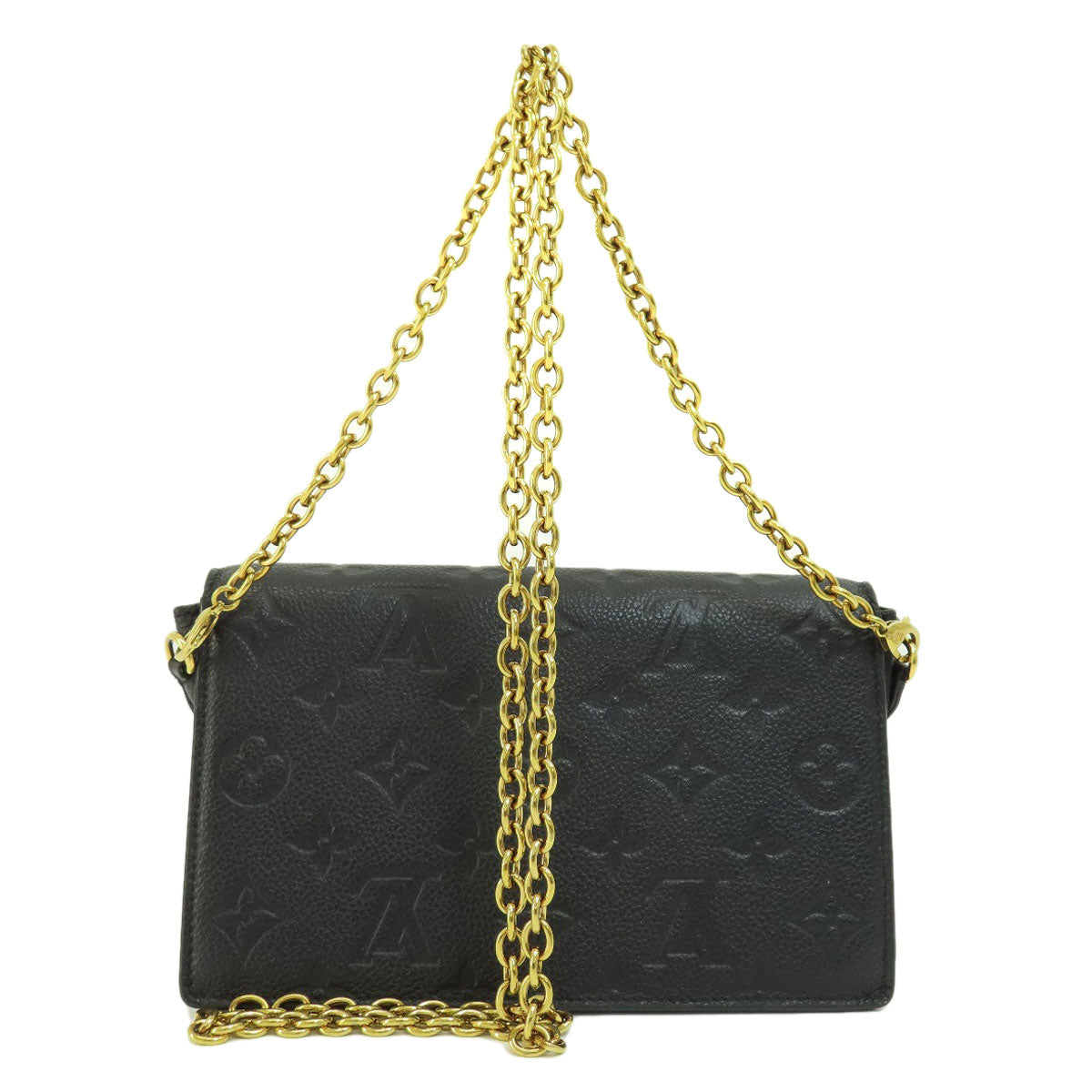 Louis Vuitton Portefeuille Vavin Chain Long Wallet Noir