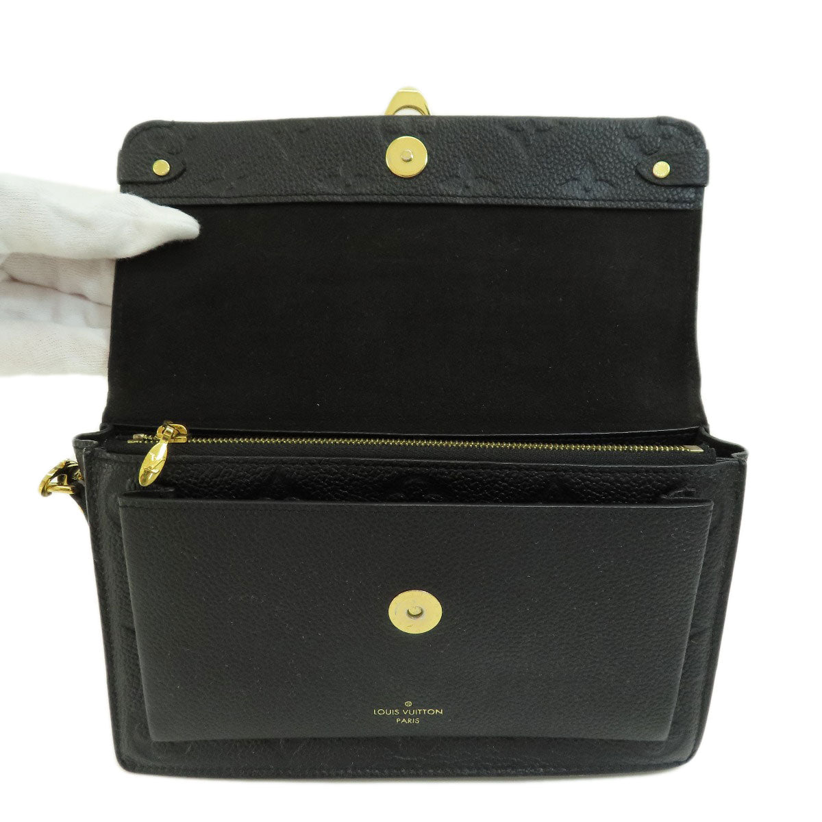 Louis Vuitton Portefeuille Vavin Chain Long Wallet Noir