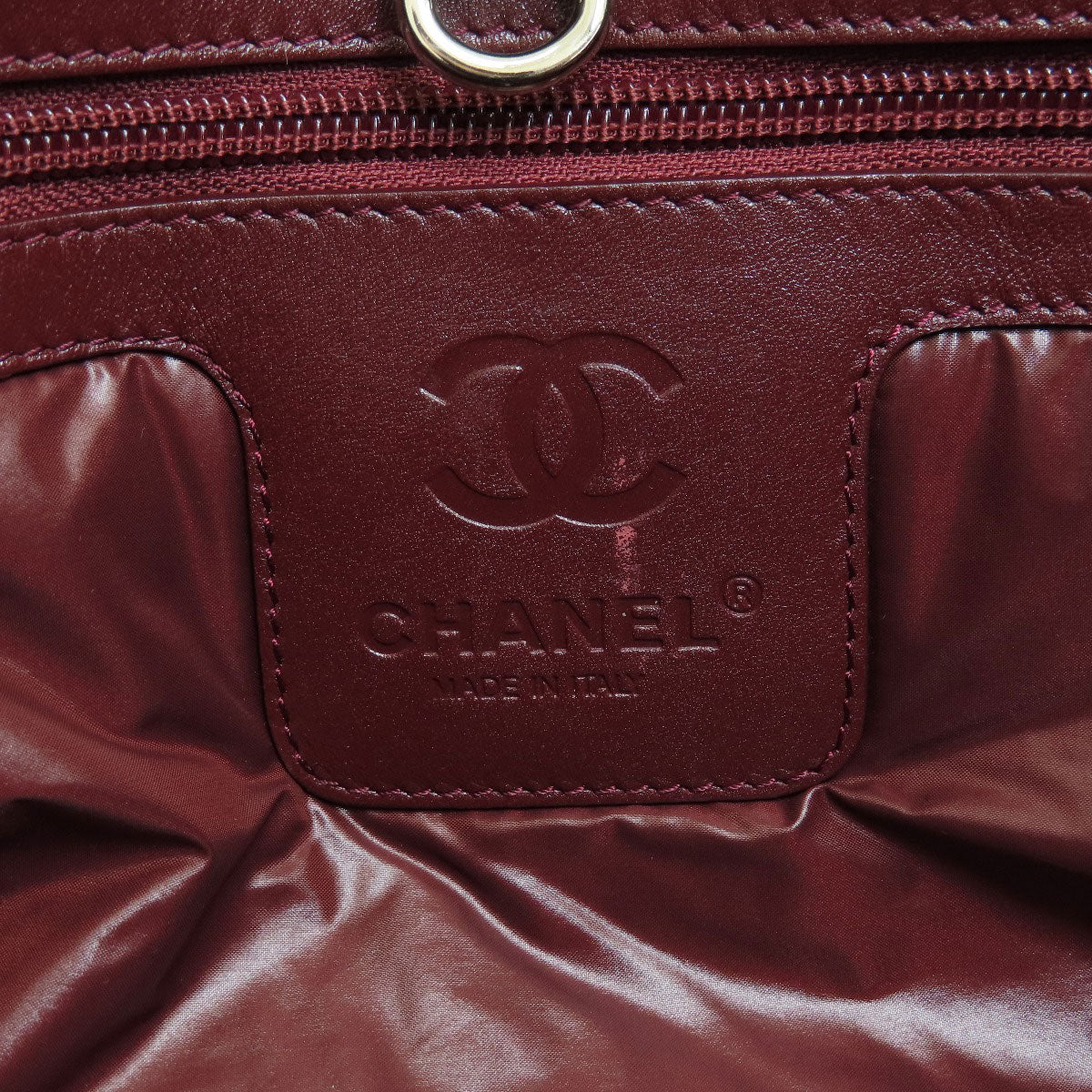 Chanel Coco Coon Tote Handbag Nylon Material Black