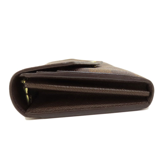 Louis Vuitton Portefeuille Sarah Damier Ebene Long Wallet