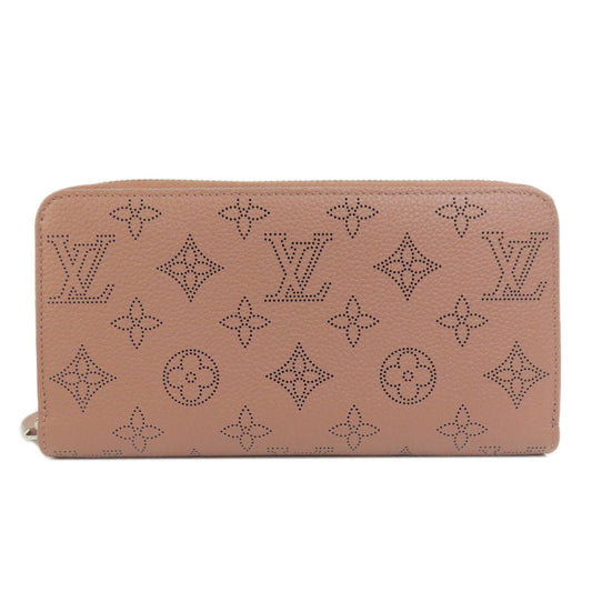 Louis Vuitton Zippy Wallet Magnolia Long Coin Purse Mahina Leather