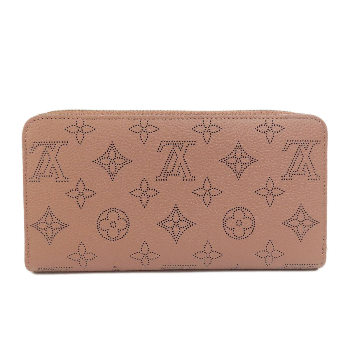 Louis Vuitton Zippy Wallet Magnolia Long Coin Purse Mahina Leather