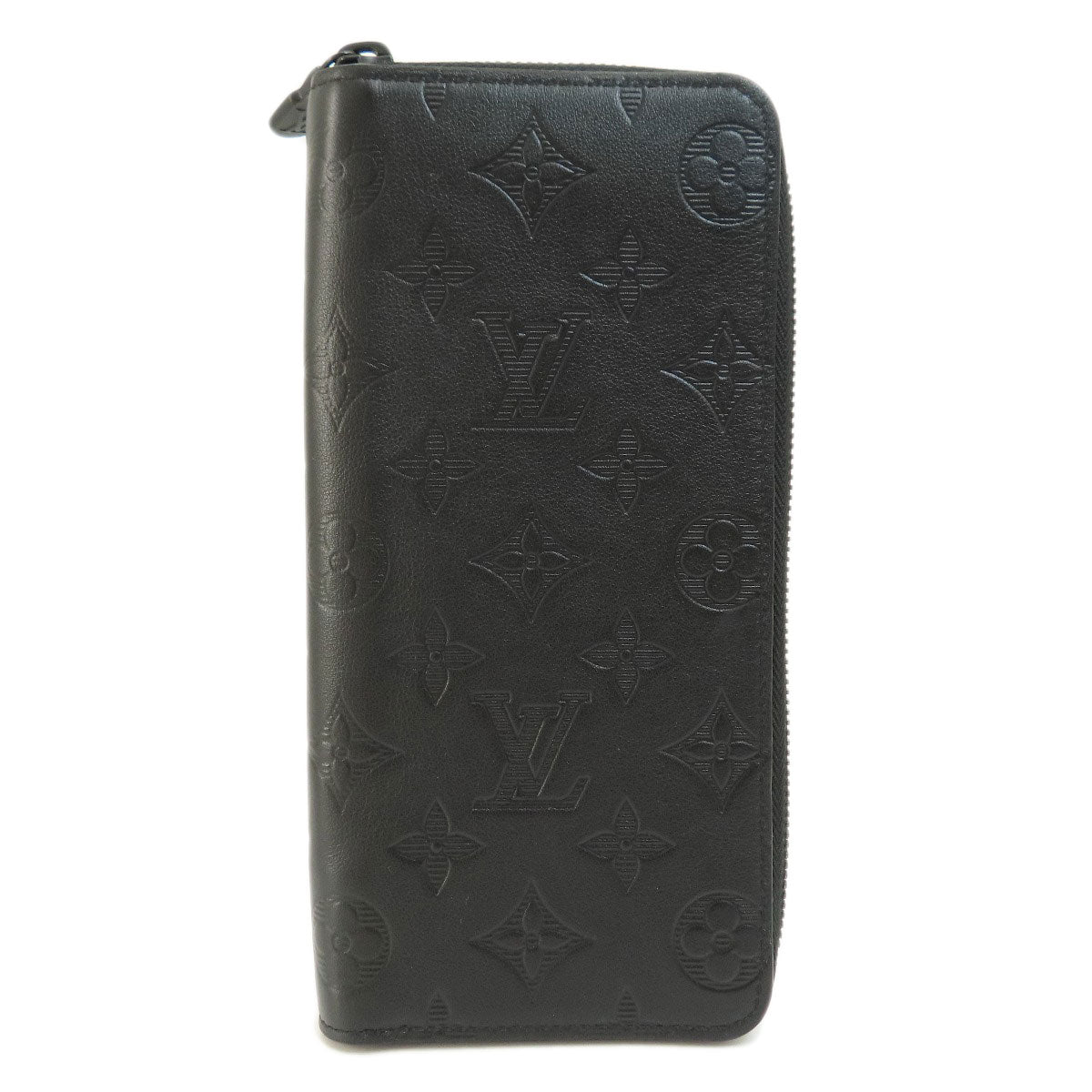 Louis Vuitton Zippy Vertical Monogram Shadow Long Wallet Coin Purse