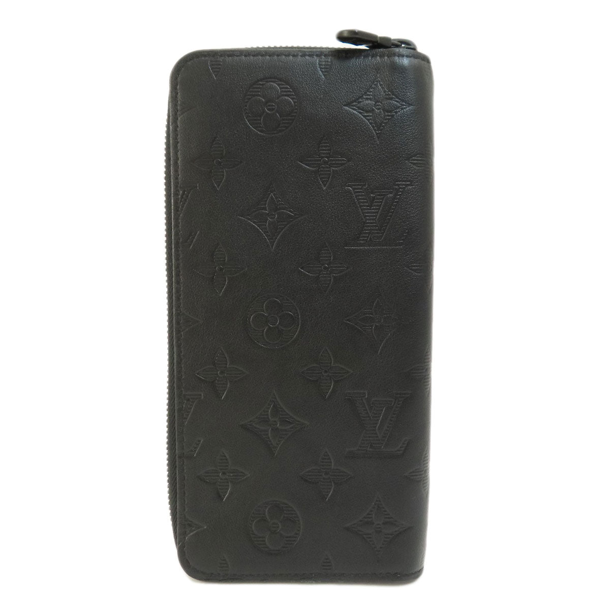 Louis Vuitton Zippy Vertical Monogram Shadow Long Wallet Coin Purse