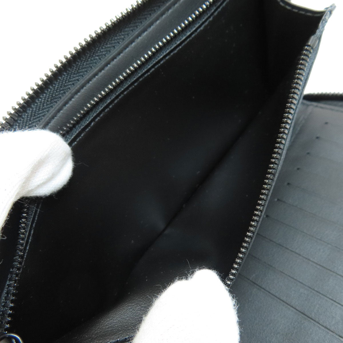 Louis Vuitton Zippy Vertical Monogram Shadow Long Wallet Coin Purse