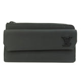 Louis Vuitton Zippy Aerogram Noir Long Wallet Leather