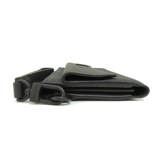 Louis Vuitton Zippy Aerogram Noir Long Wallet Leather