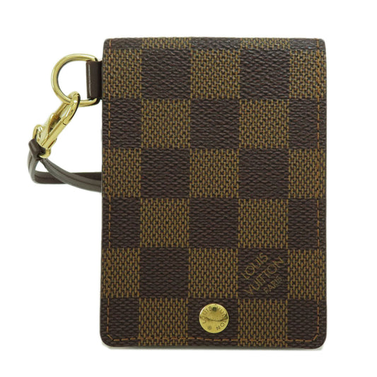 Louis Vuitton Porte Cult ID Bandouliere Damier Ebene Card Case