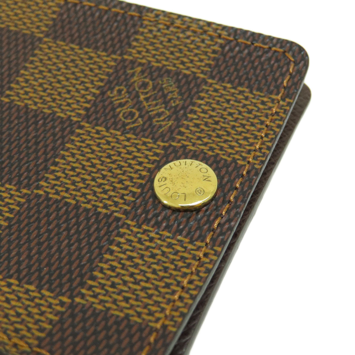 Louis Vuitton Porte Cult ID Bandouliere Damier Ebene Card Case