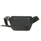 Louis Vuitton Takeoff Sling Aerogram Body Bag Leather Black