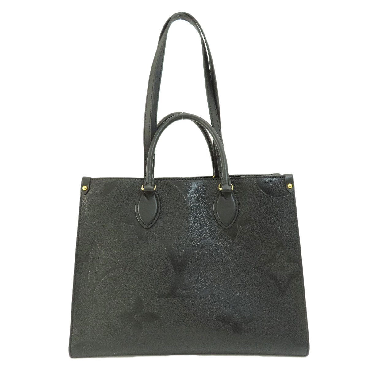 Louis Vuitton On The Go MM Noir Tote Bag Amplant