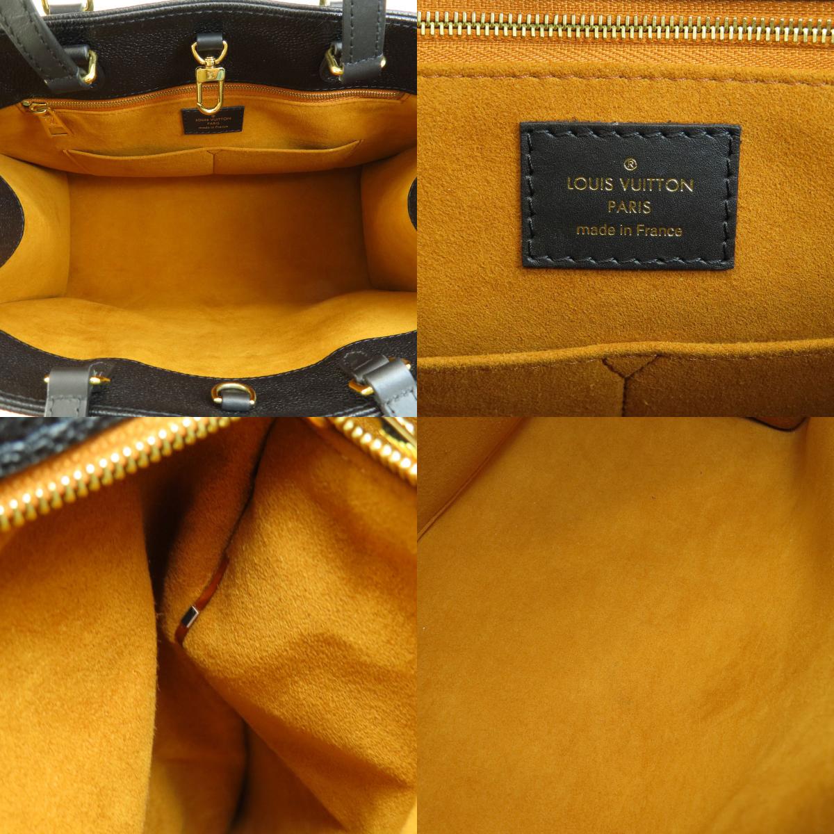 Louis Vuitton On The Go MM Noir Tote Bag Amplant