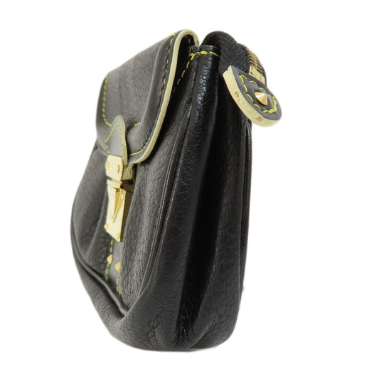 Louis Vuitton Suhari Line Mignon Accessory Pouch Leather Black