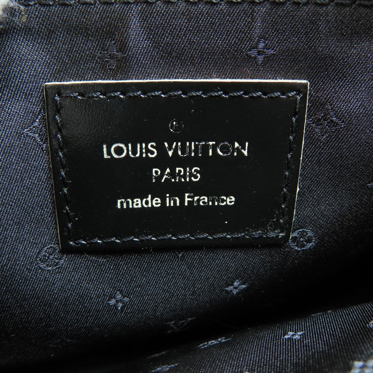 Louis Vuitton Suhari Line Mignon Accessory Pouch Leather Black