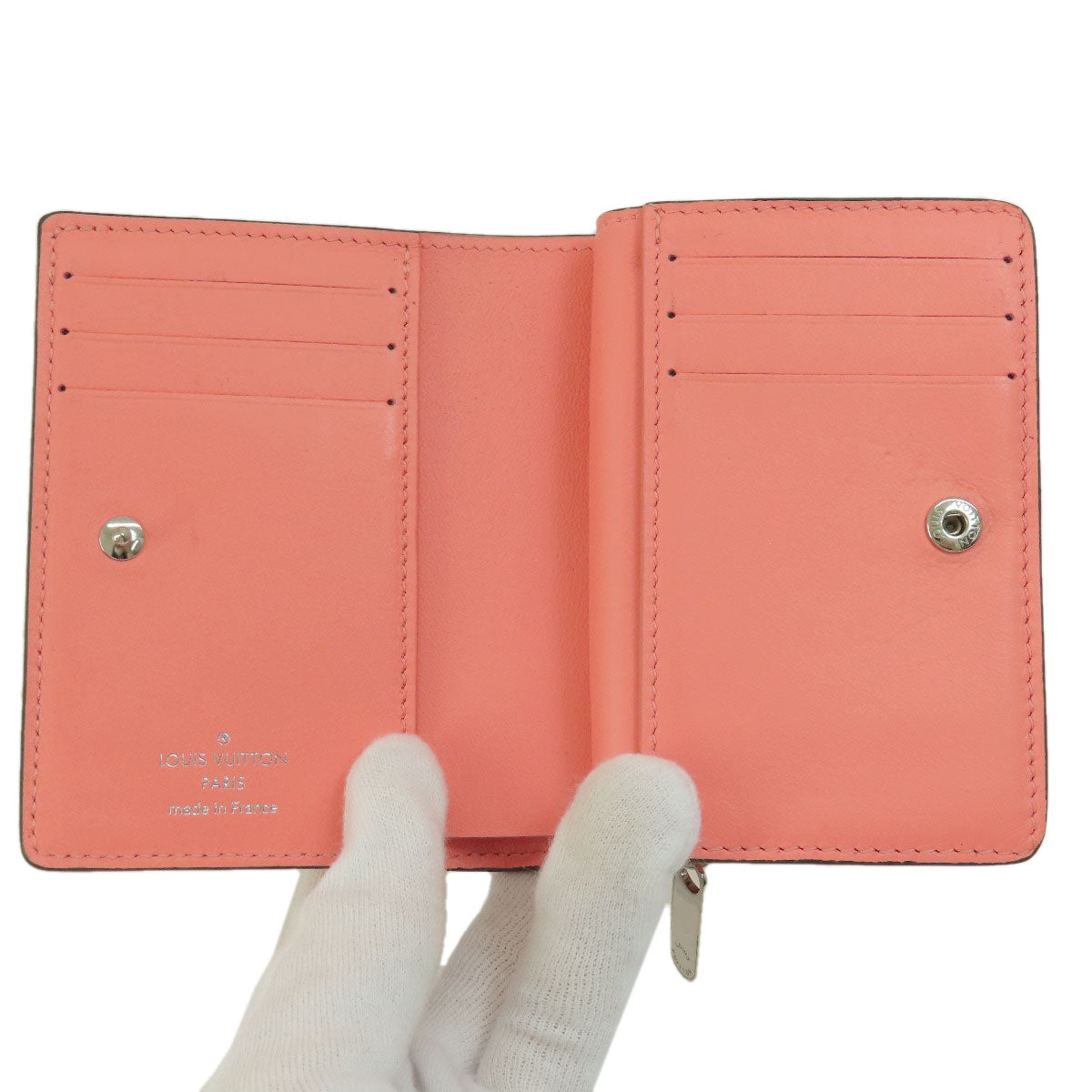 Louis Vuitton Portefeuille Claire Tropical Coral Bifold Wallet