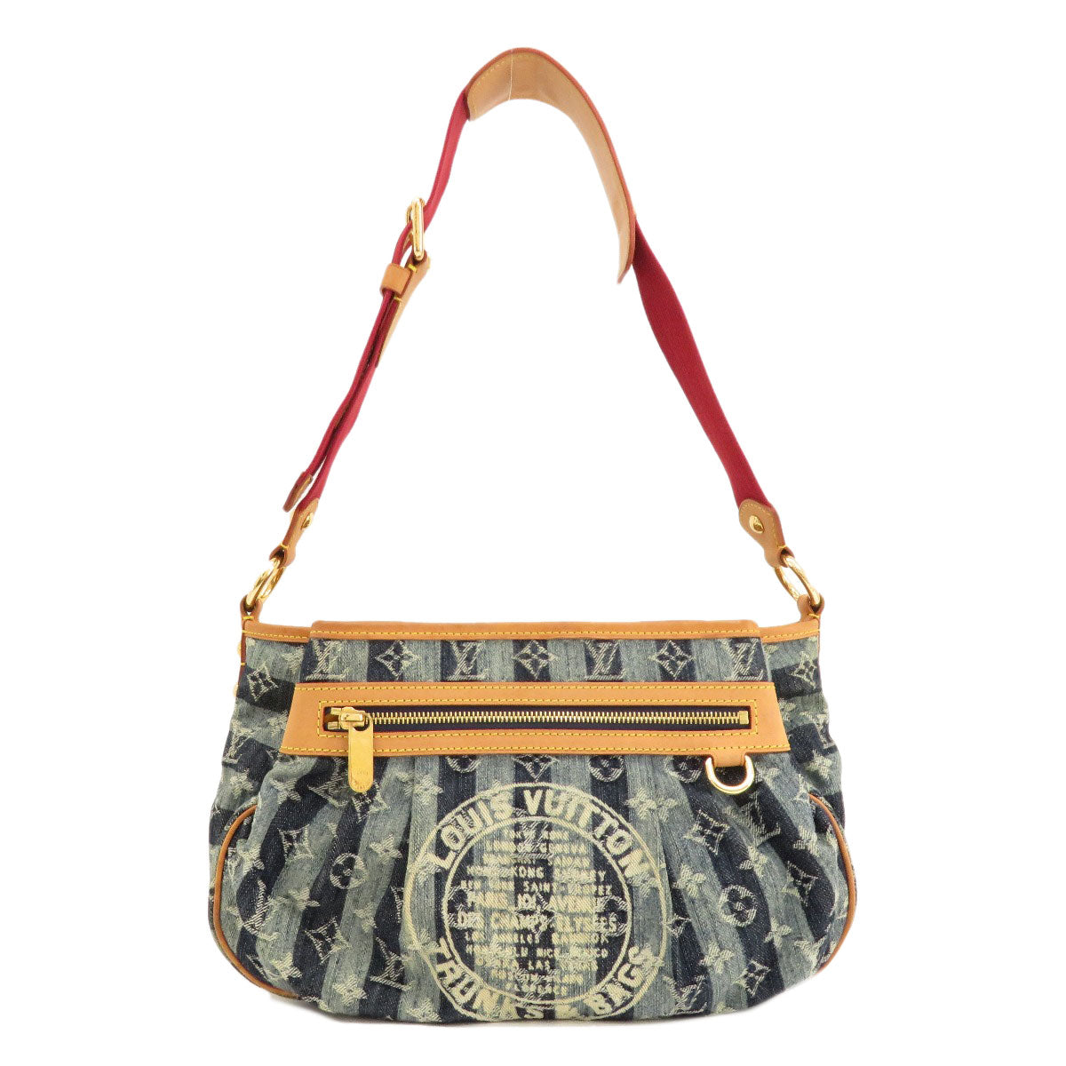 Louis Vuitton Porte Epolleyer Shoulder Bag Monogram Denim