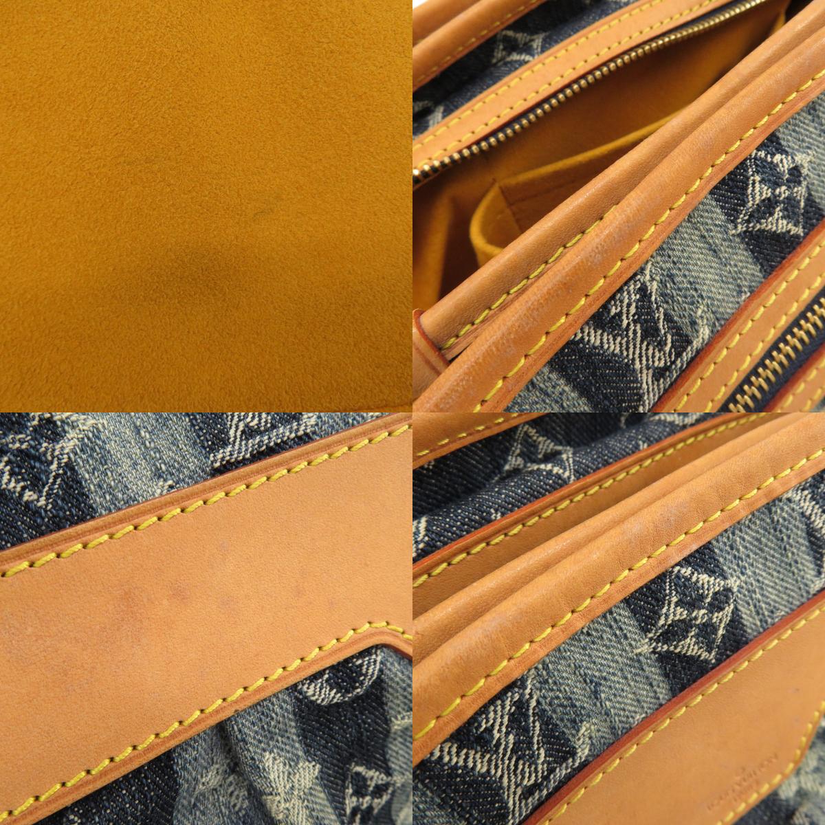 Louis Vuitton Porte Epolleyer Shoulder Bag Monogram Denim