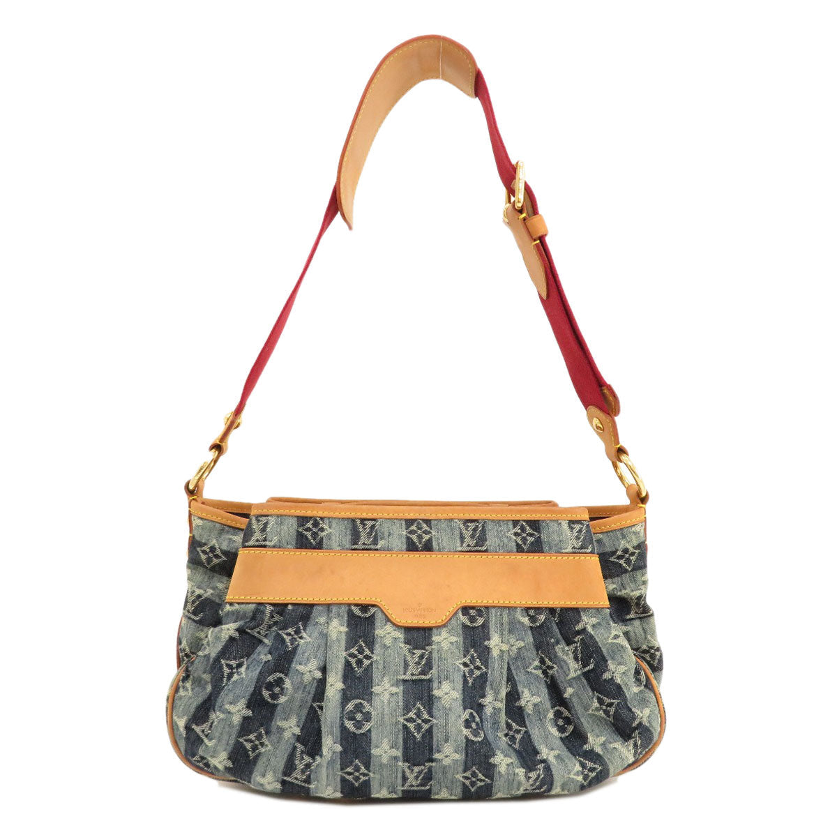 Louis Vuitton Porte Epolleyer Shoulder Bag Monogram Denim