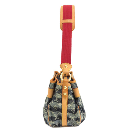 Louis Vuitton Porte Epolleyer Shoulder Bag Monogram Denim
