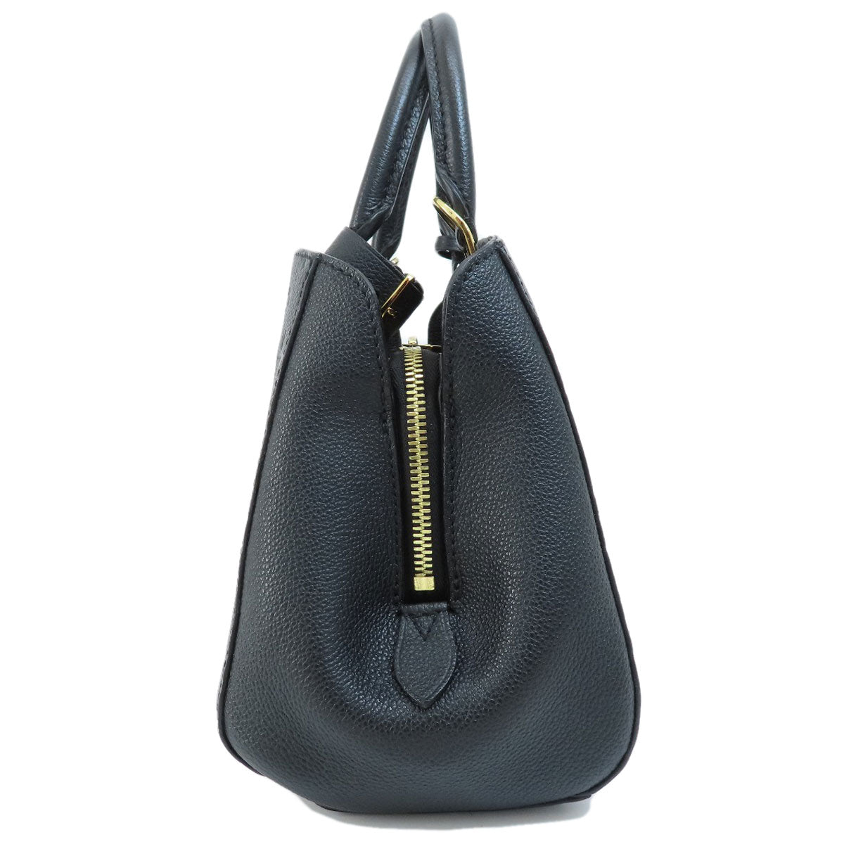Louis Vuitton Montaigne BB Noir Handbag Amplant Black