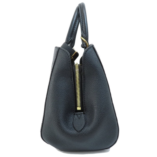 Louis Vuitton Montaigne BB Noir Handbag Amplant Black