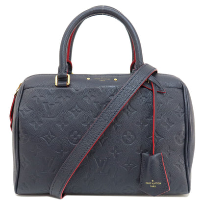 Louis Vuitton Speedy Bandouliere 25 Marine Rouge Handbag Amplant