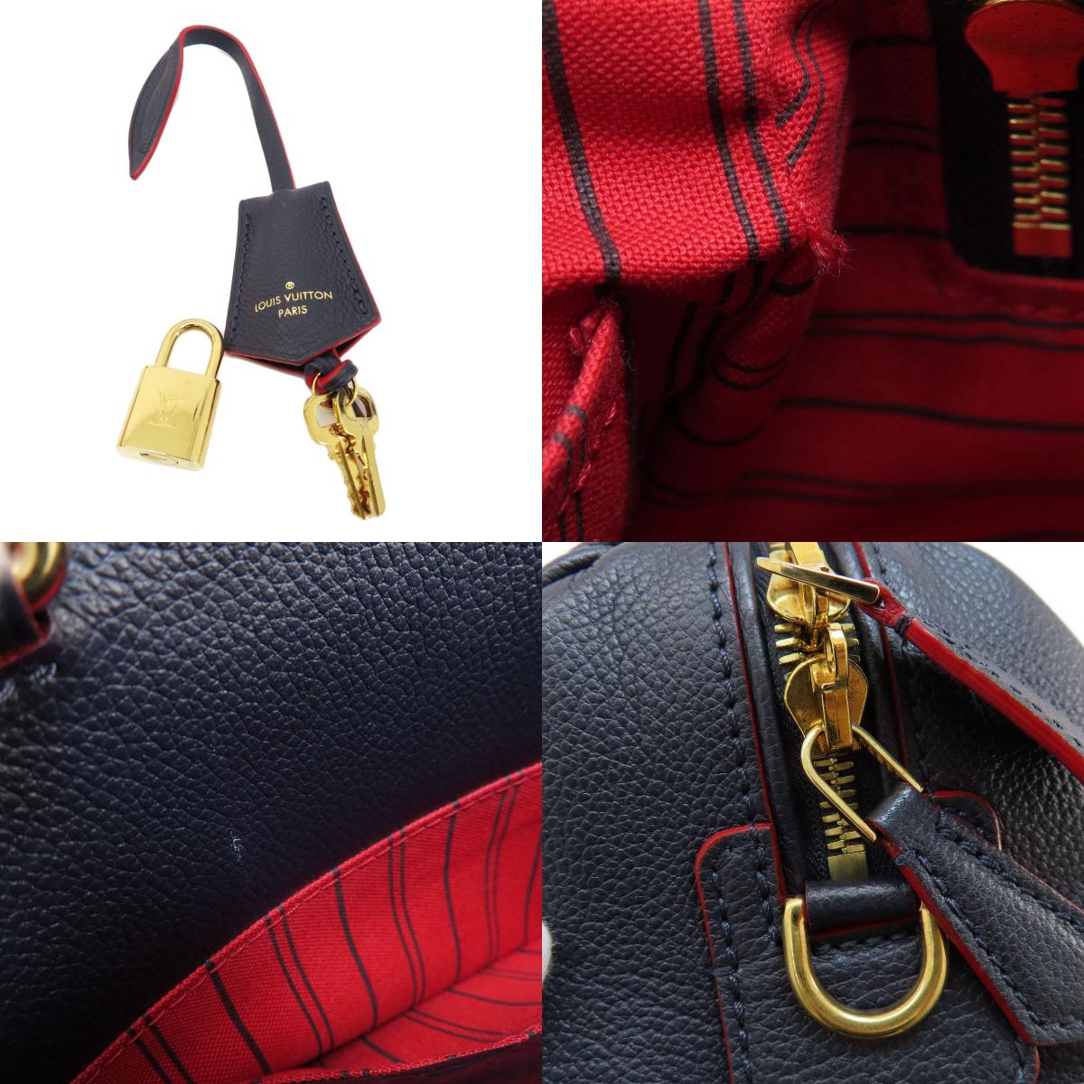Louis Vuitton Speedy Bandouliere 25 Marine Rouge Handbag Amplant
