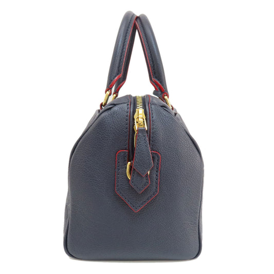 Louis Vuitton Speedy Bandouliere 25 Marine Rouge Handbag Amplant