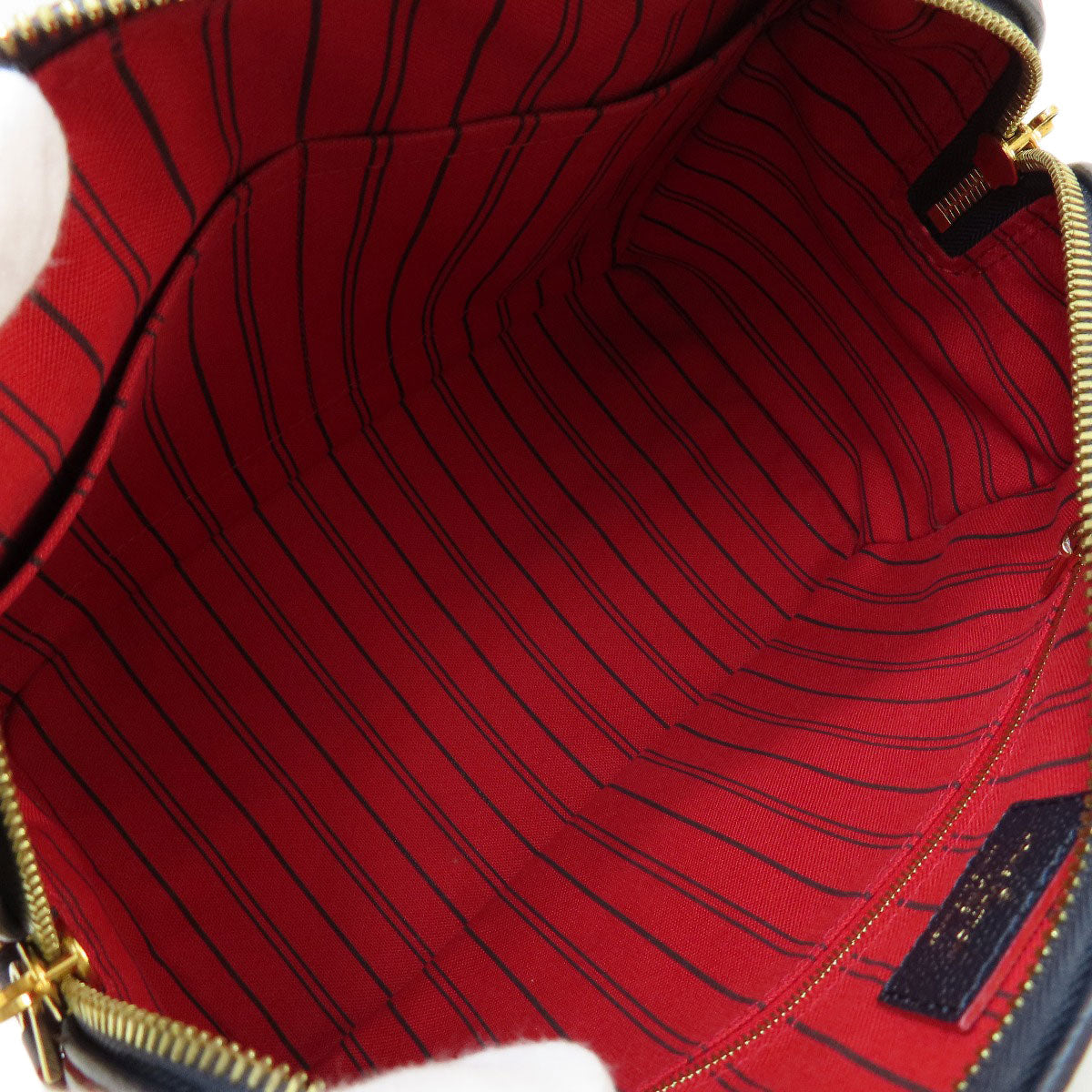 Louis Vuitton Speedy Bandouliere 25 Marine Rouge Handbag Amplant
